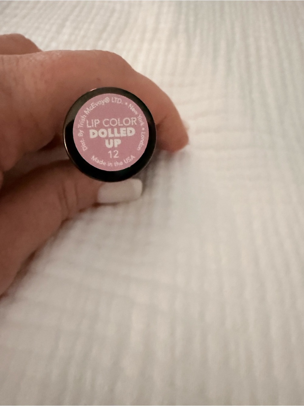Trish McevoyLip Color Dolled Up 12 - Pink Cream Lipstick NEW Mo Box